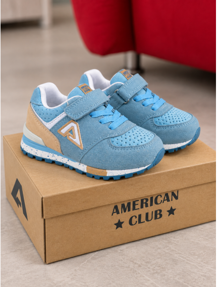 ДИТЯЧІ КРОСІВКИ AMERICAN CLUB ДЛЯ ДІВЧИНКИ